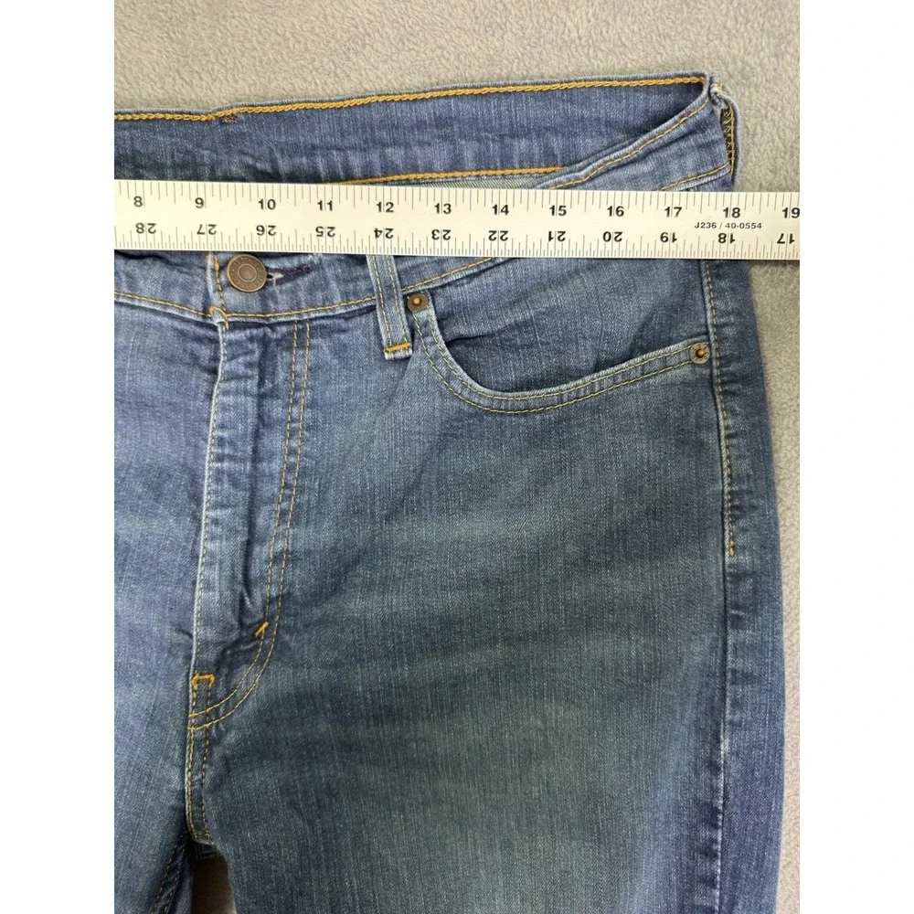 Levis 514 Jeans Mens 36x32 Blue Straight Athletic Medium Wash Denim Mid Rise